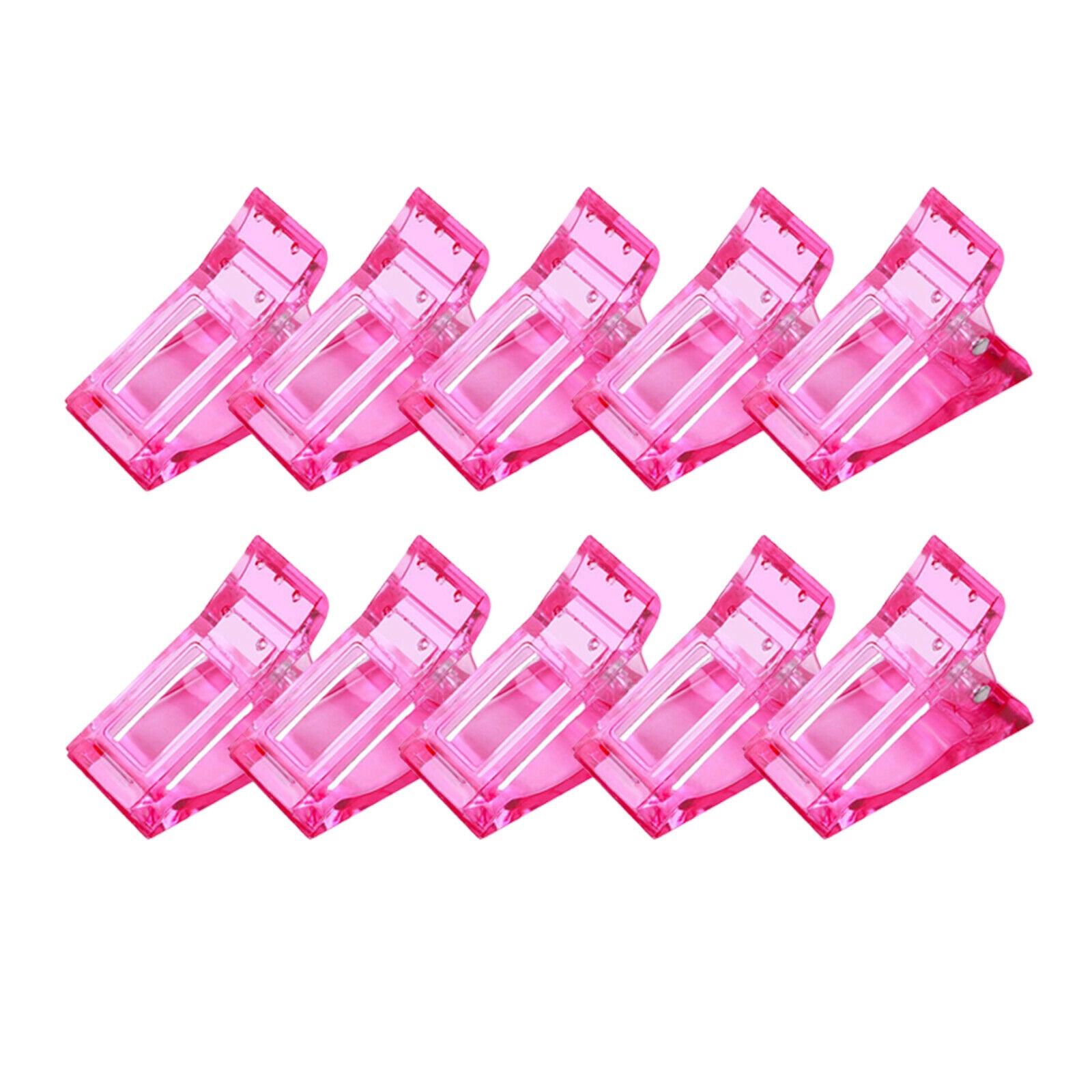 Nails Mold Holder Fashion Nail Clips DIY Accessories Manicure Nail Art Pink