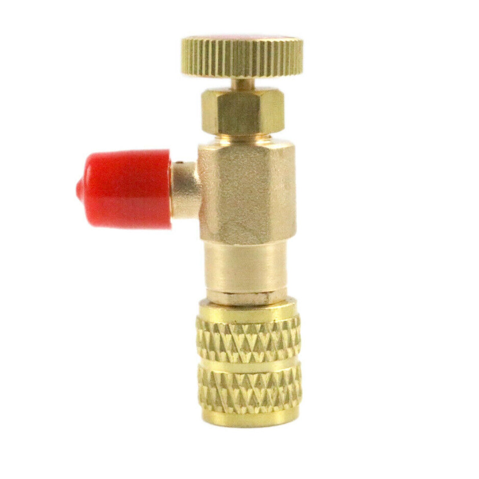 1/4''- 5/16'' Copper Flow Control Valve for Refrigerant Charging Hose R410A