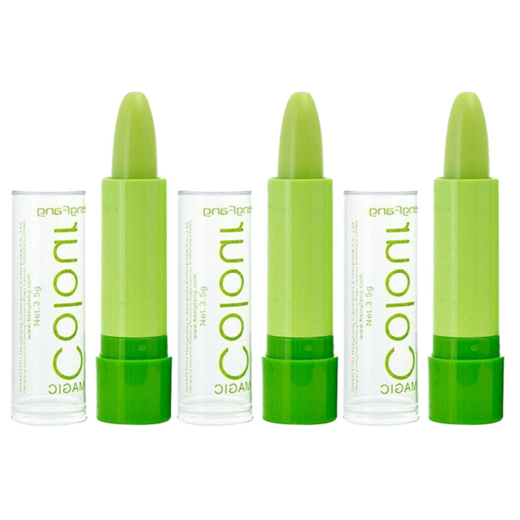 3pc Makeup Magic Lipstick Temperature Change Color Humidity Stick Lips Shimmer