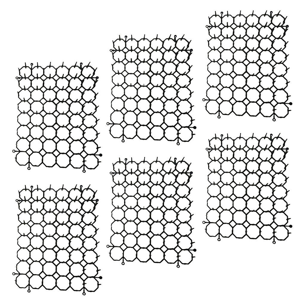 6x Cat Pet Deter Mat Repellent Spikes Mats Prevents Pet Away For Flower Pot