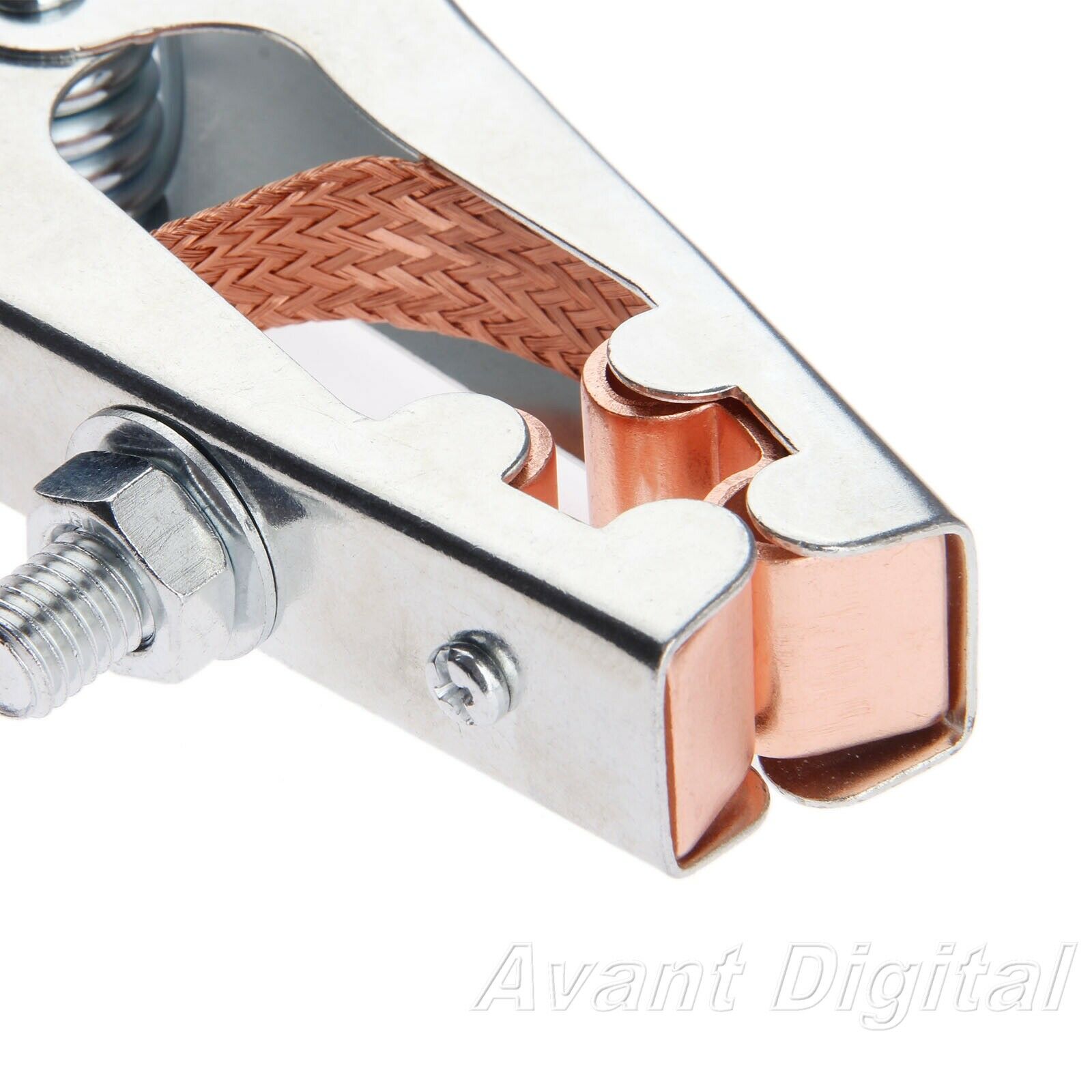 Steel Copper 500Amp Welding Earth Ground Clamp For MMA Stick Clip Length 23cm