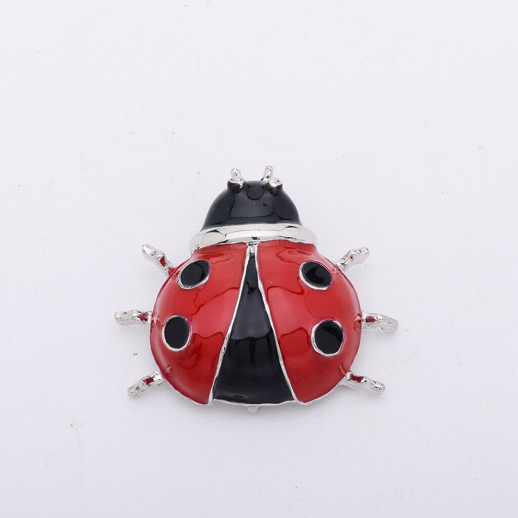 Cute Lady Bird Beetle Brooch Pin Womens/Men/Children Unisex Fashion Jewelry