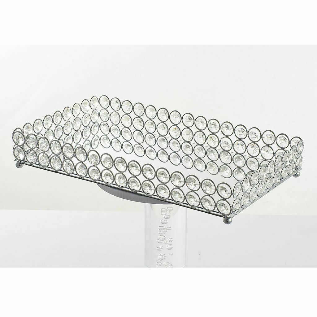 1pc Mirrored Vanity Tray Ornate Jewelry Tray Decorative Tray Skin 35x20x5cm
