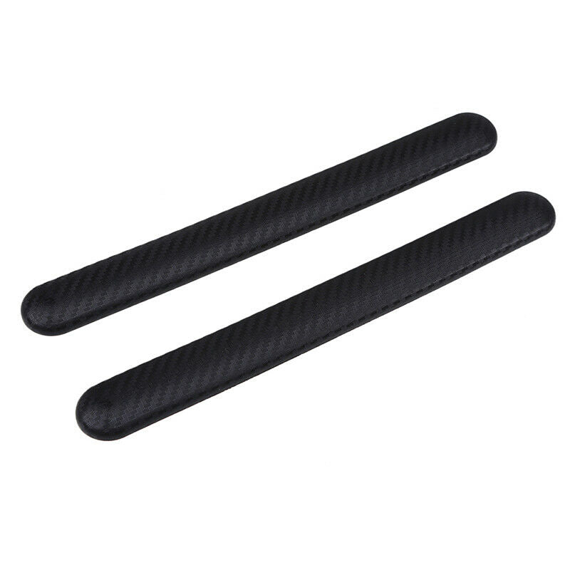 2Pcs Universal Car Carbon Fiber Body Corner Bumper Guard Anti-rub Protector Bars