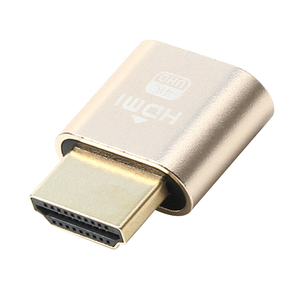 Display Emulator Dummy Plug Headless Ghost DDC EDID 3840*2160