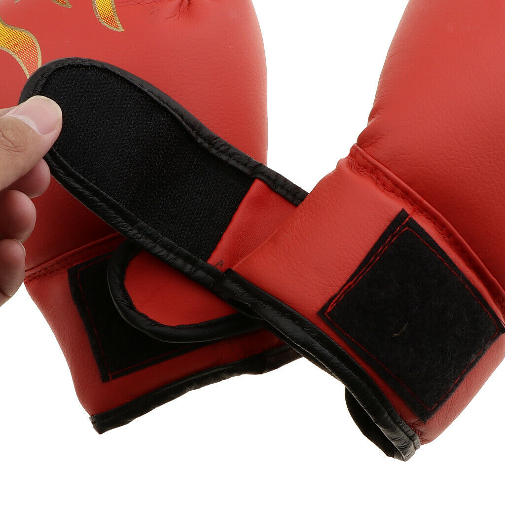 2 Pair Kids PU Leather Bent Boxing Gloves
