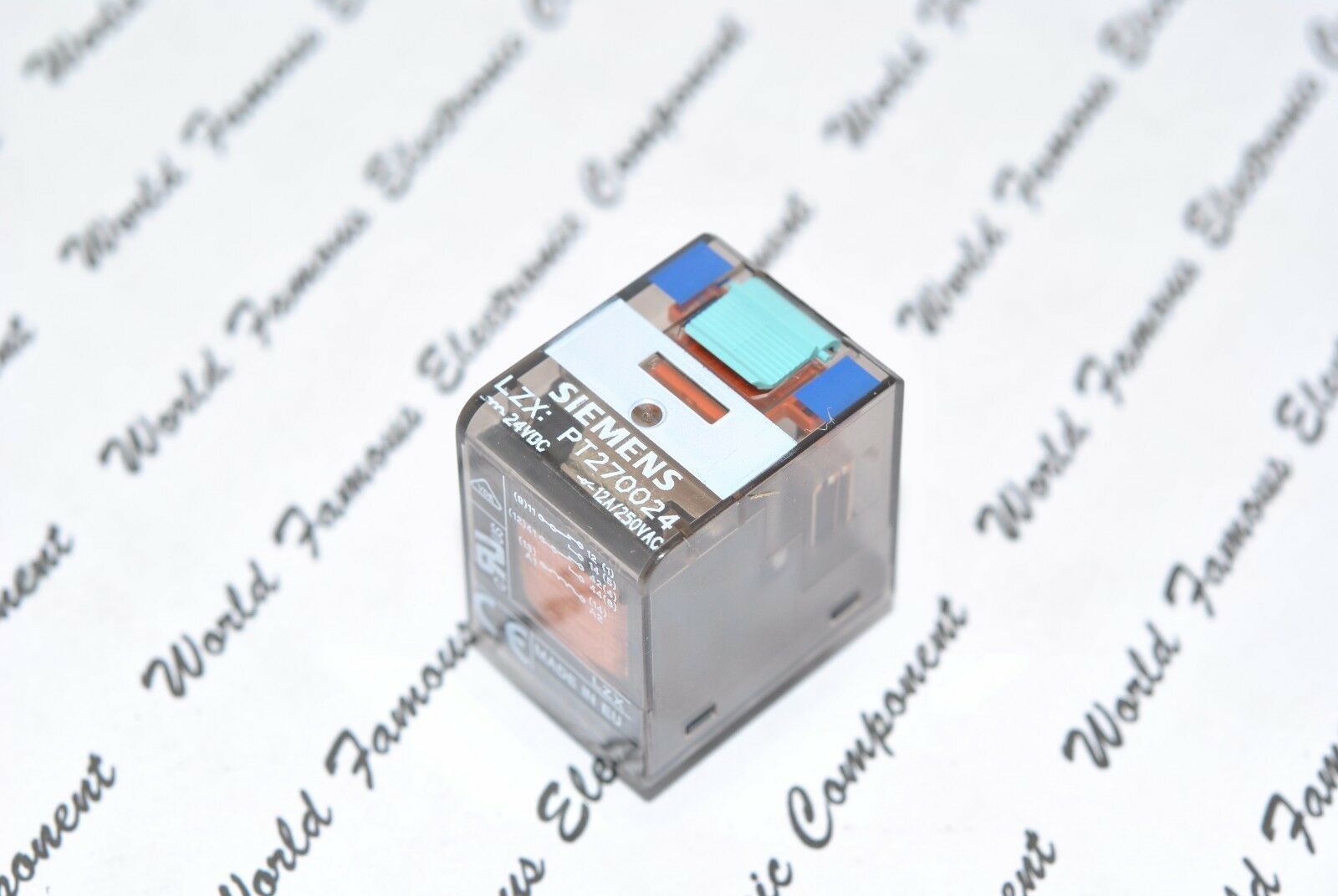 1pcs - SIEMENS PT270024 24VDC  12A/250VAC Relay MADE IN EU