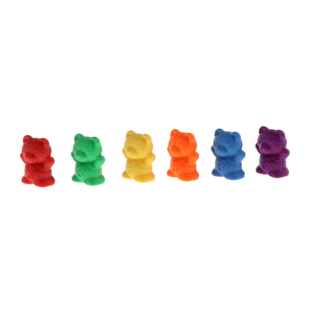 Math link Cubes Snap Blocks + Square Cubes Bricks + Bear Sort Counters Set