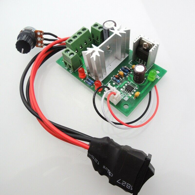 10V 12V 24V 36V PWM DC Motor Speed Controller Reversible Switch Adjustable GovM4