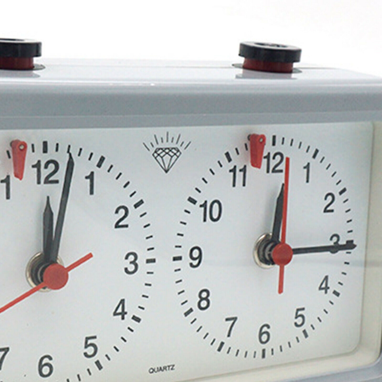Classic Chess Clock Wind-Up Alarm Timer Chess Board Games Accessories Gray