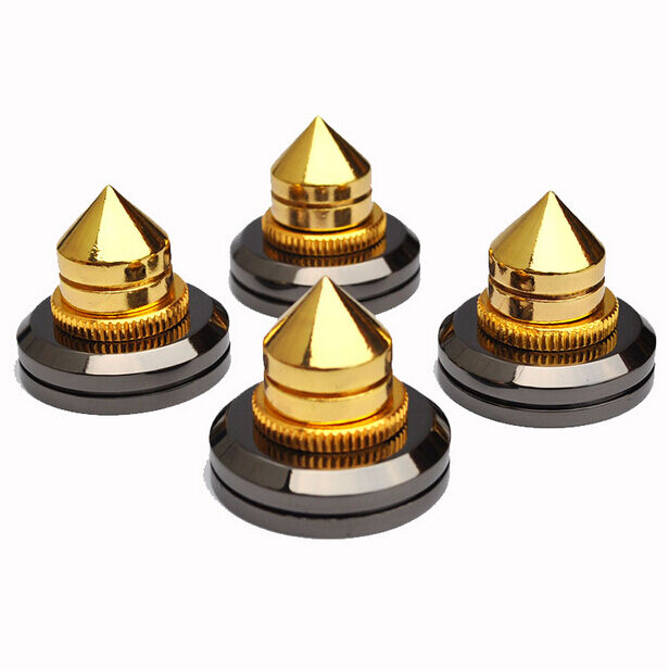 4pcs M6 HIFI Speakers spike Amplifier Cone Isolation Stand Foot Home Audio parts