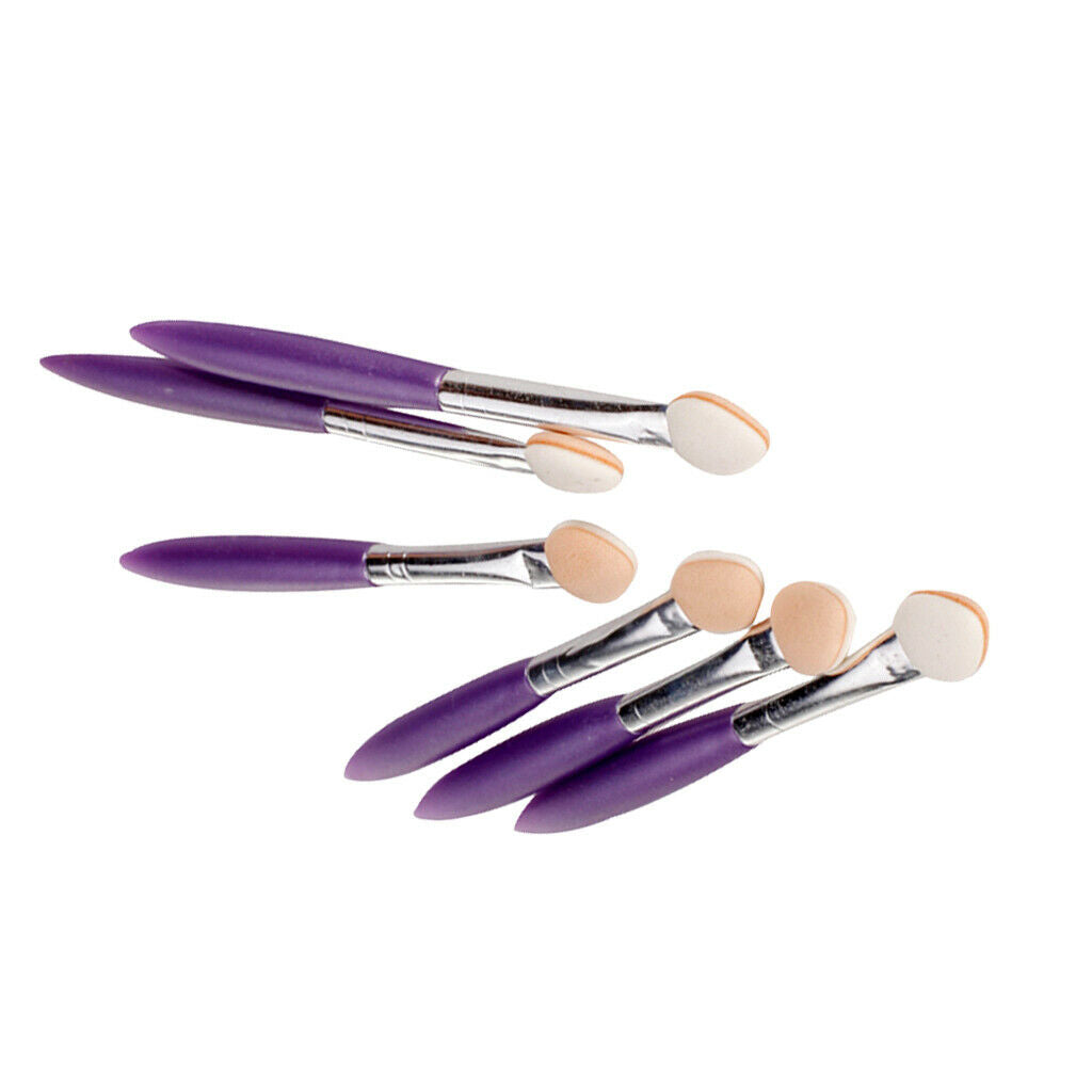 6 Pieces Disposable Portable Makeup Eyeshadow Eye Shade Sponge Brush Tools