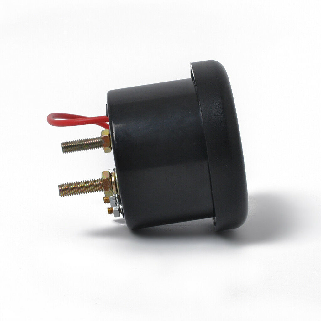 12V 52mm Boat Marine LED Backlight E-1/2-F Fuel Level Gauge + 350mm Sensor