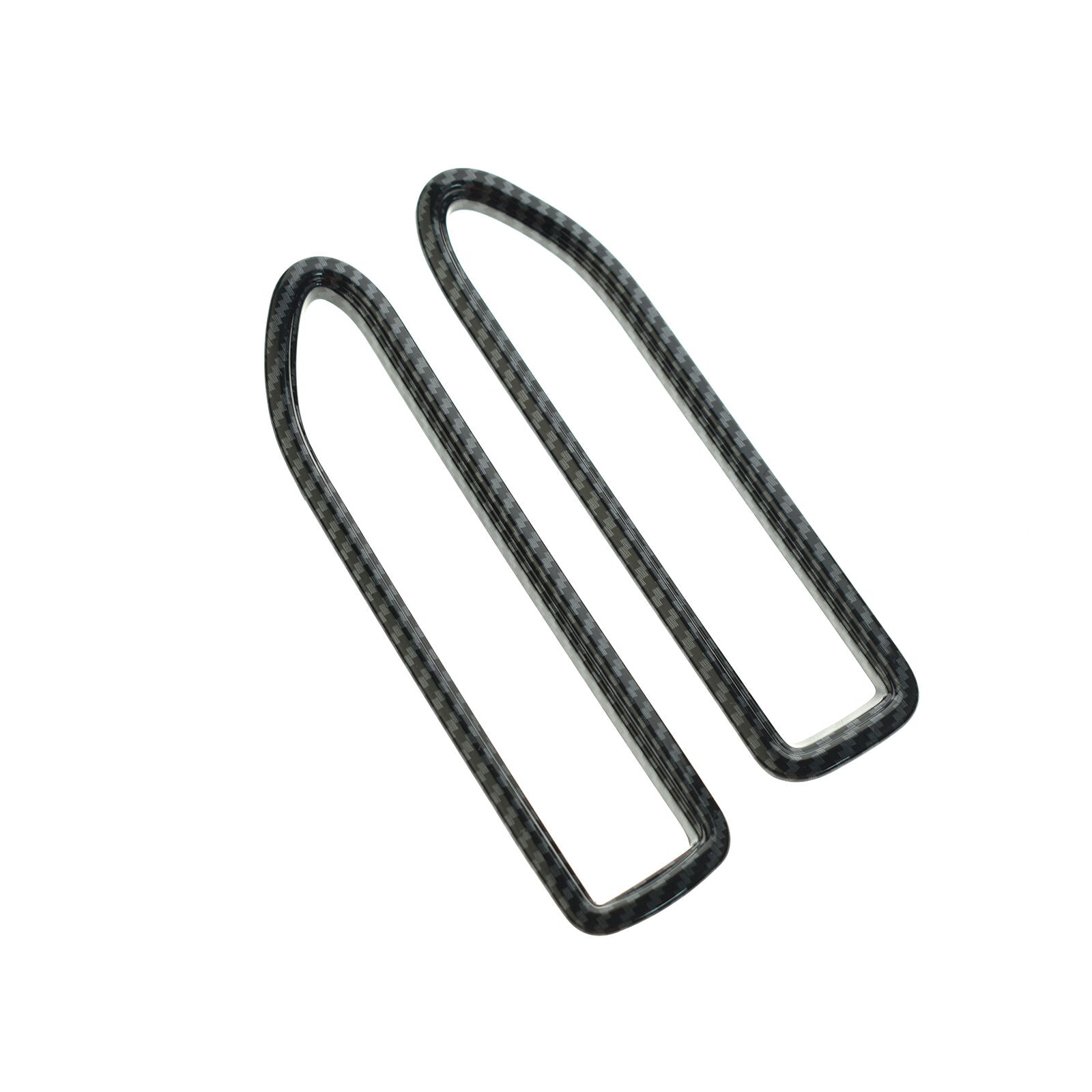 Carbon Fiber Dashboard Side AC Vent Cover Trims For Hyundai Sonata 2020-2021