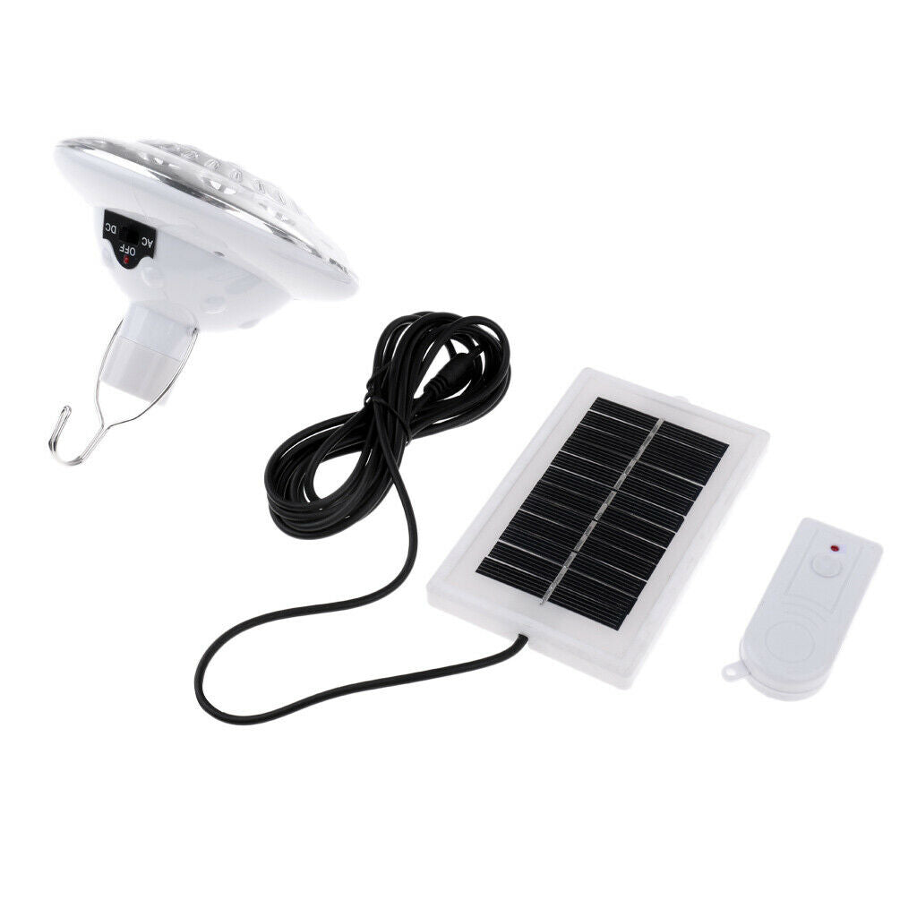 22LED Outdoor/Indoor Solar Remote Control Lights Portable Solar Lamp Hooking