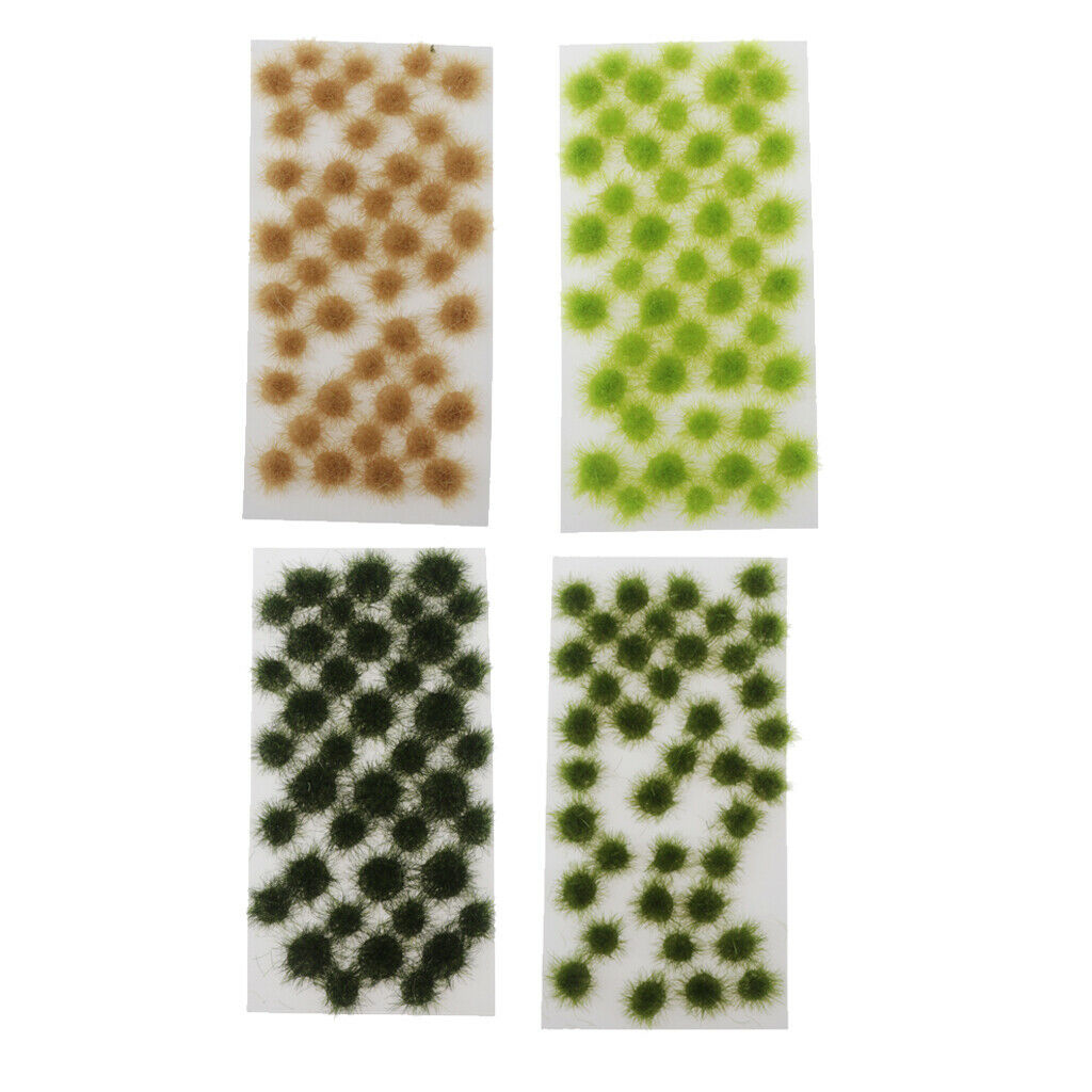 80pcs Studio Grass Tufts 1/72 1/48 1/35 for Making Military Patio Sandtray