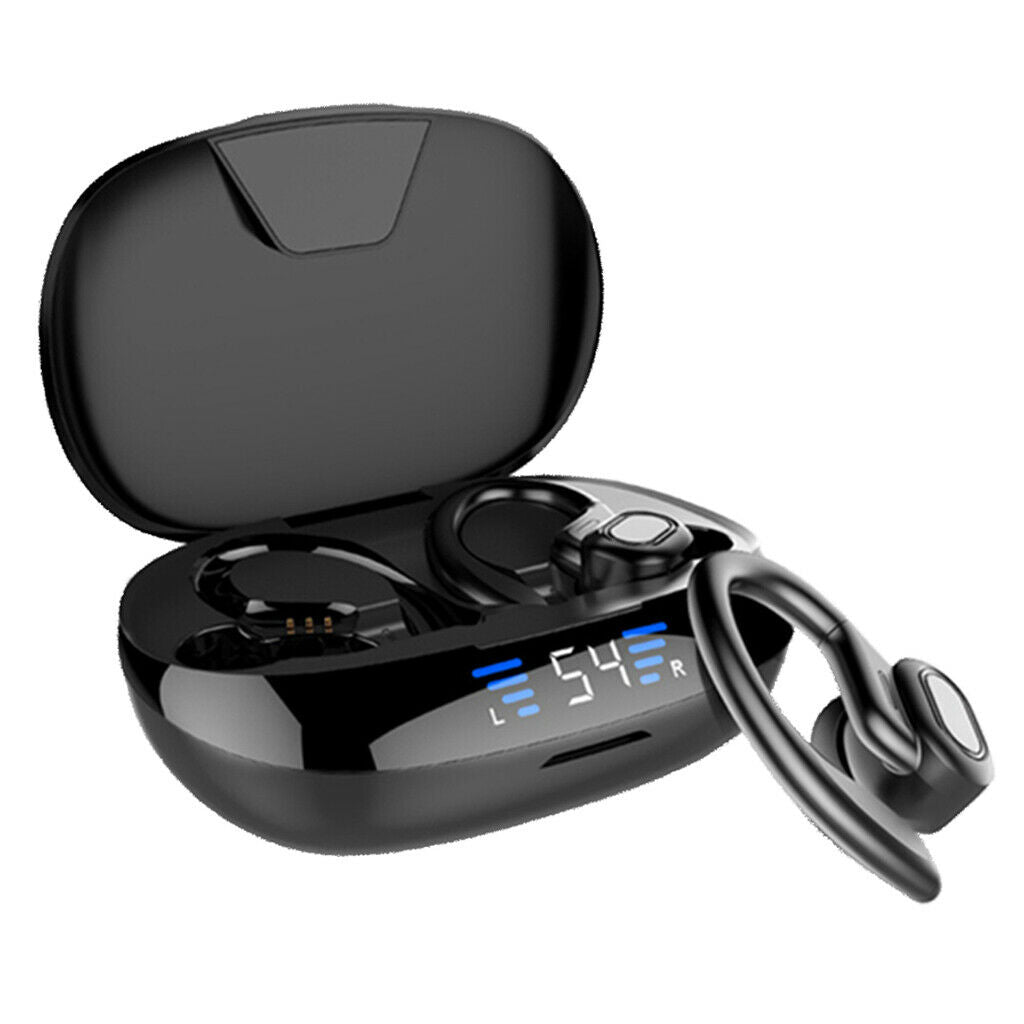 Bluetooth 5.0 Earpads Headsets Running Earphones Over Ear w/Mic Sweatproof