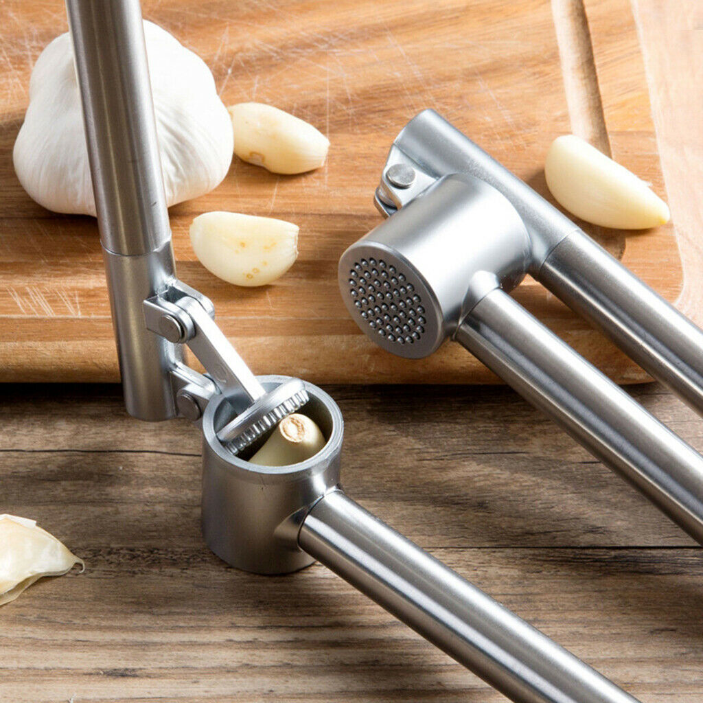 Garlic Press Crusher Chopper Presser Press Peel for Home Cooking Vegetables
