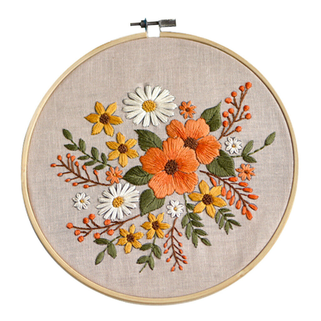 Pre-printed Cross Stitch Kit Home DIY Threads Sewing Art Making Kids Unisex
