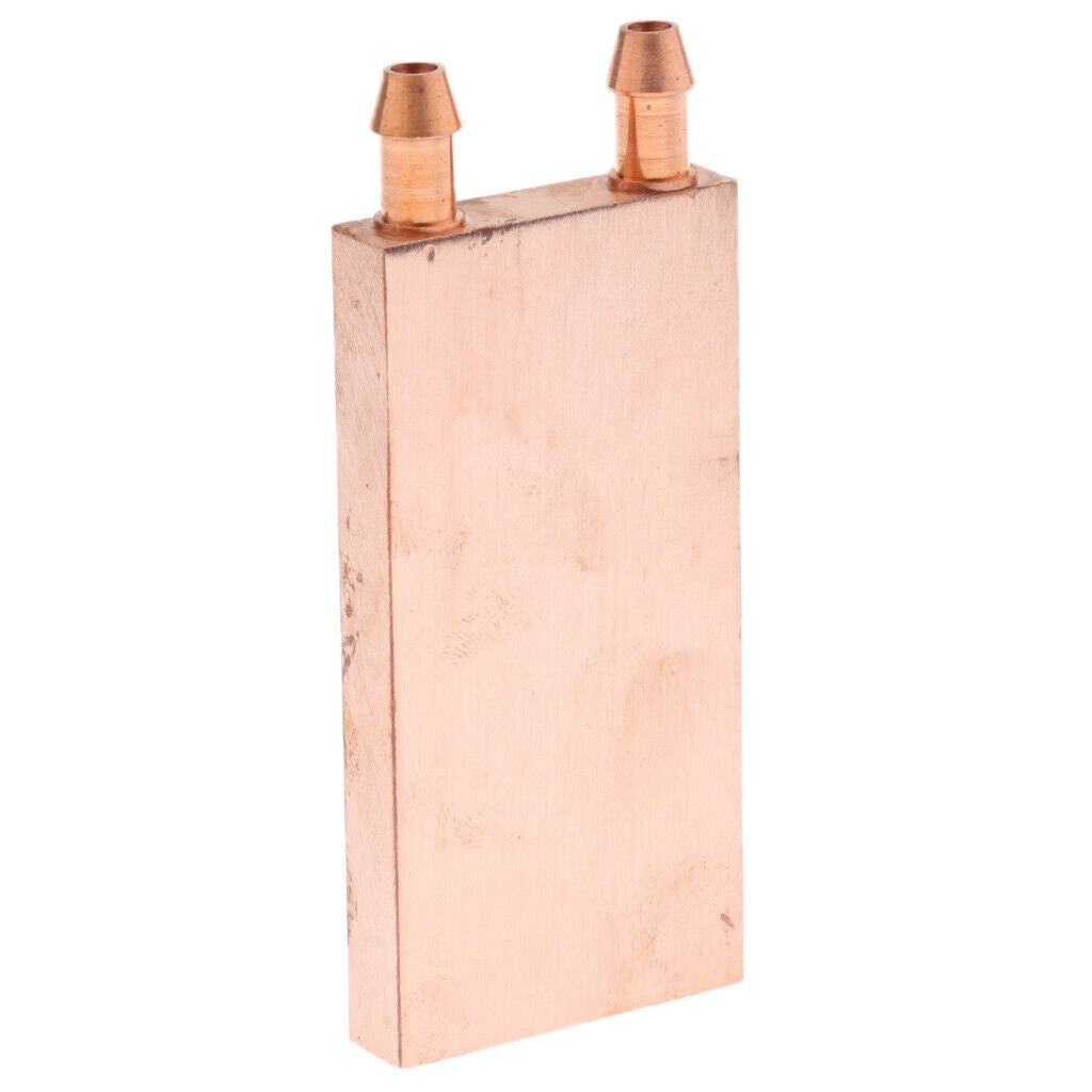 Cooler Liquid Cooling Block Heatsink DIY Warm For Computer Radiator 40*80mm