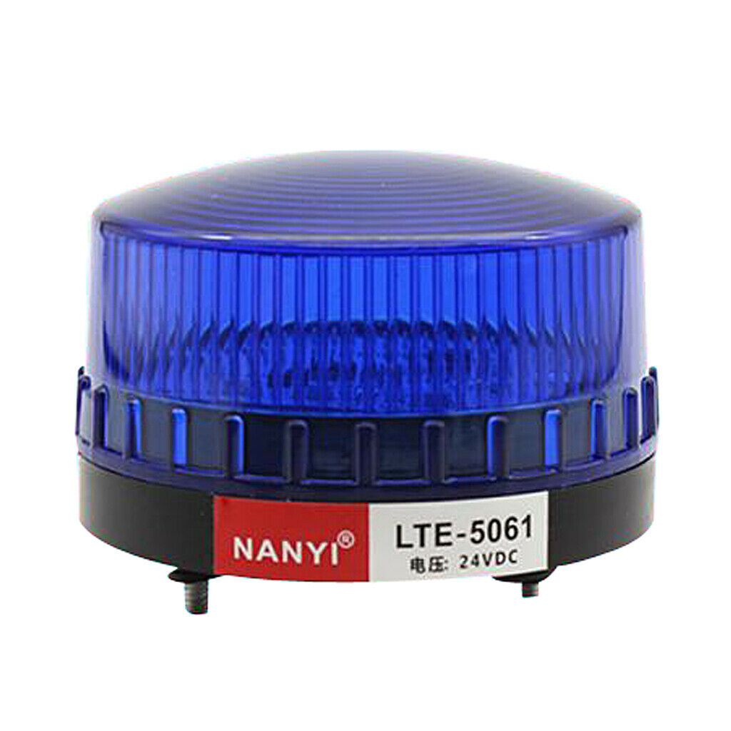 DC24V Blue Signal Industrial Tower Warning Flashing Beacon Light Alarm Lamp /