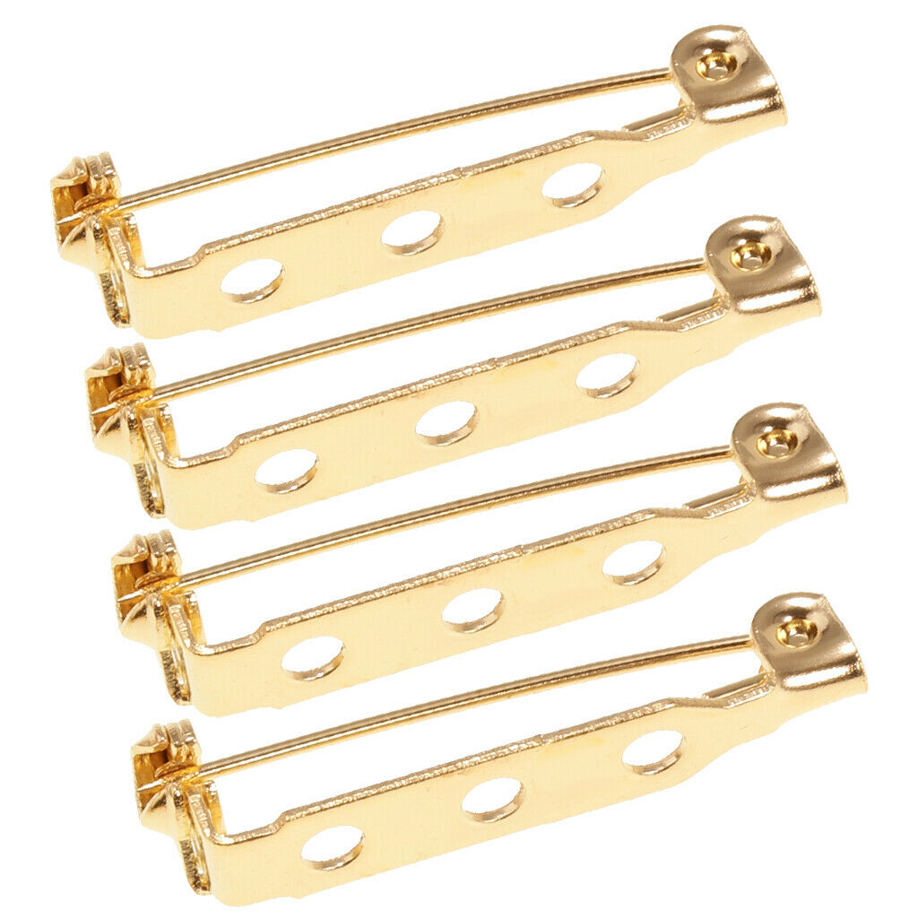 80pcs DIY Hair Clip Brooch Pin Back Safety Clasp Handmade Crafts Findings