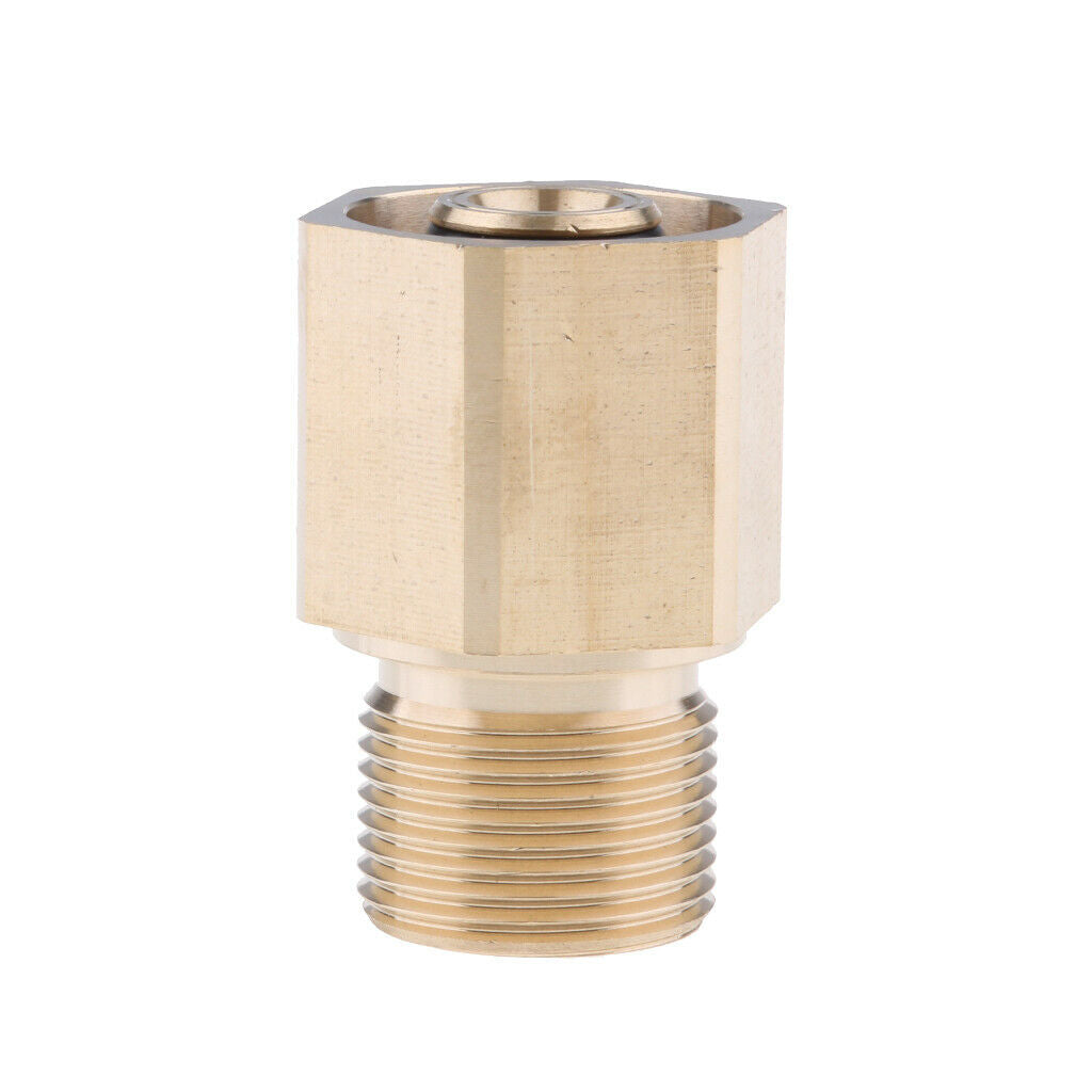 Pressure Washer Washing M22/14 to 22mm Male Brass Connector Adaptor
