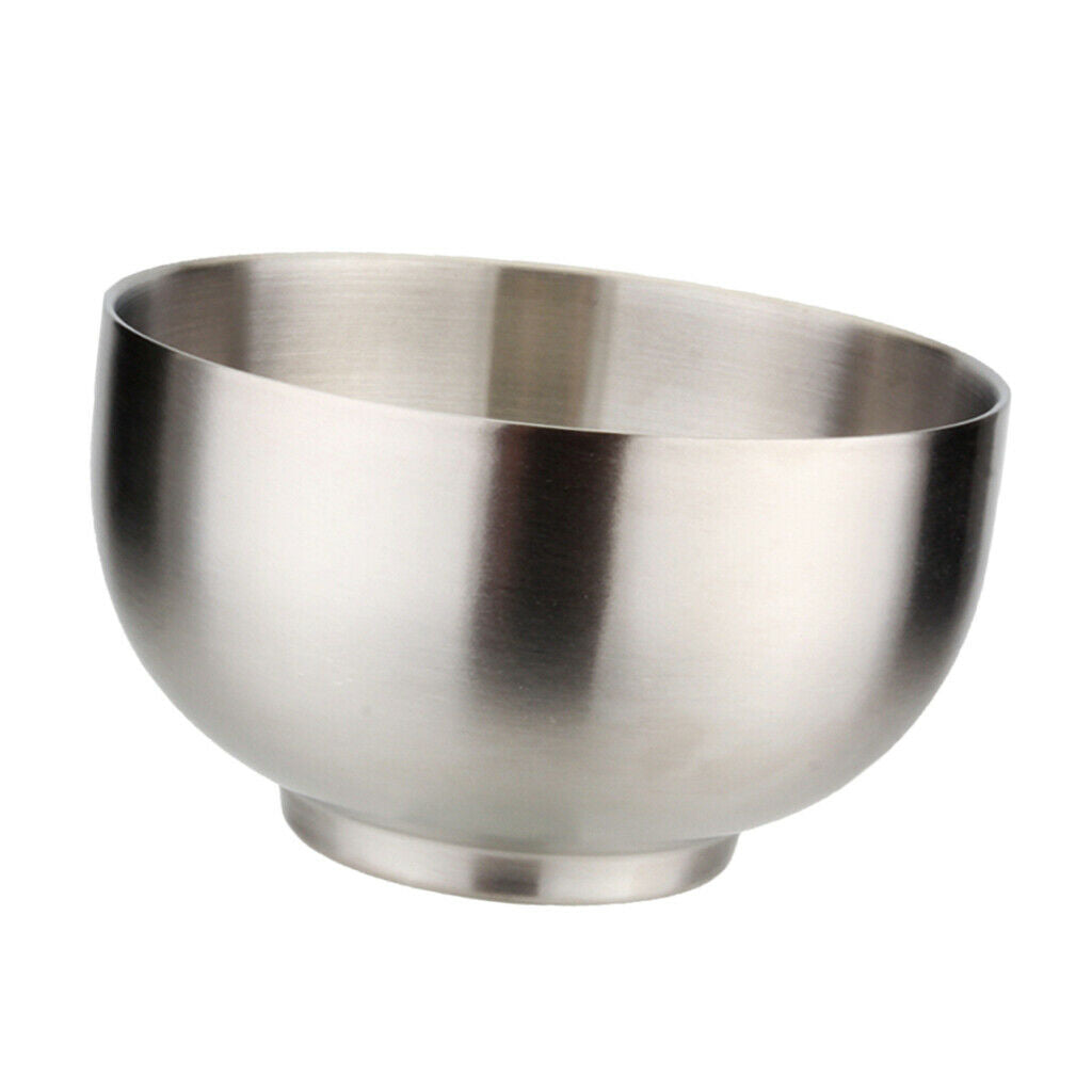 2 Pieces Stainless Steel Bowl Double Walled Soup Serving Bowl 5.5 Inch