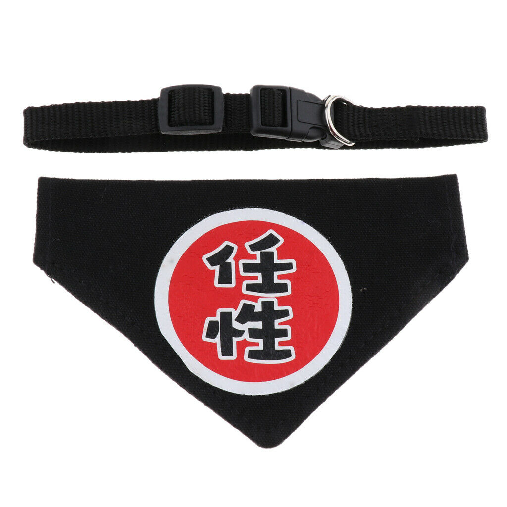 2Pcs Pet Puppy Adjustable Sailva Towel Neck Scarf Dog Collar 5