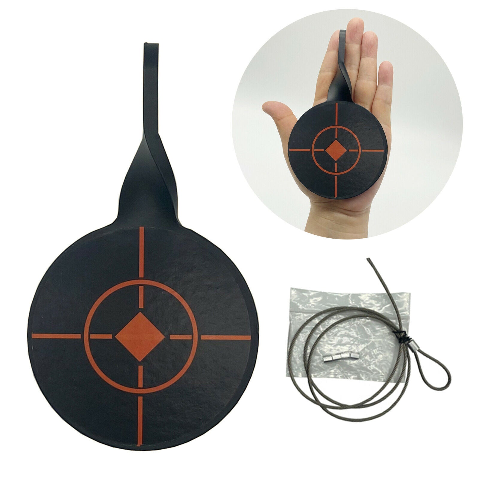 Sturdy Spinner Target Diameter 8cm BB Gun Resetting Targets Hunting Training