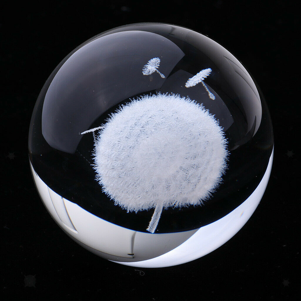 Crystal   Craft Sphere Home Decor Ornament Globe Birthday Gift