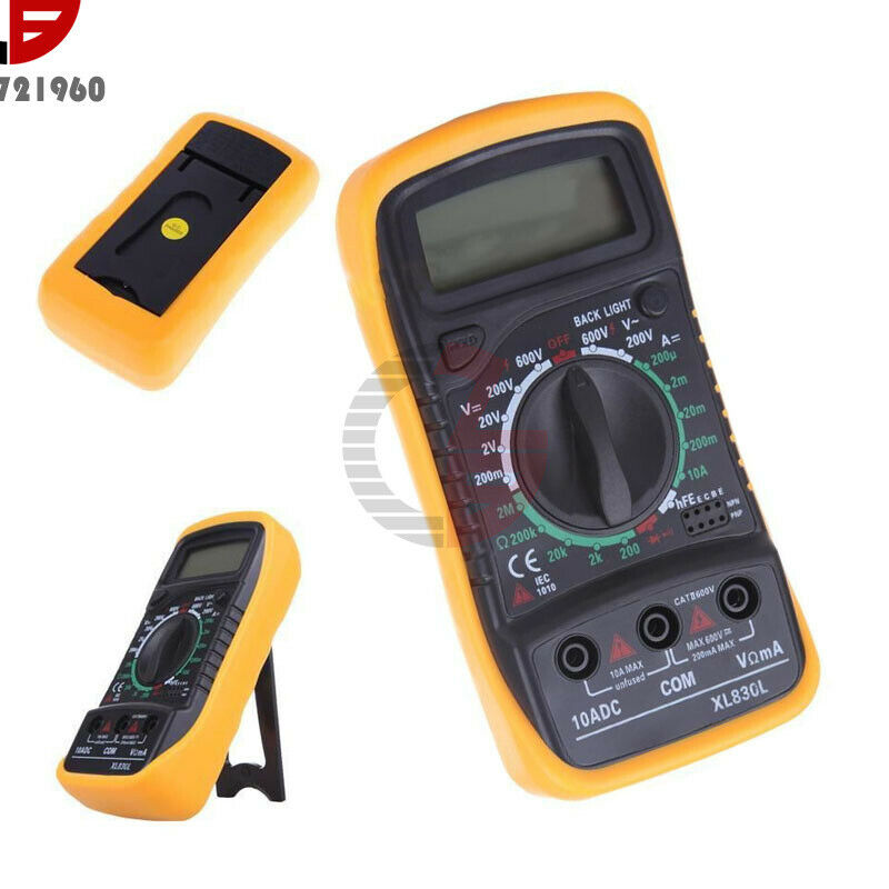 XL-830L Digital LCD Multimeter Voltmeter Ammeter Ohmmeter Volt Amp Ohm Meter