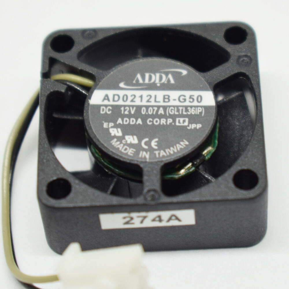 10pcs ADDA AD0212LB-G50 25x25x10mm 2510 12V 0.07A 2pin DC Brushless Cooling Fan
