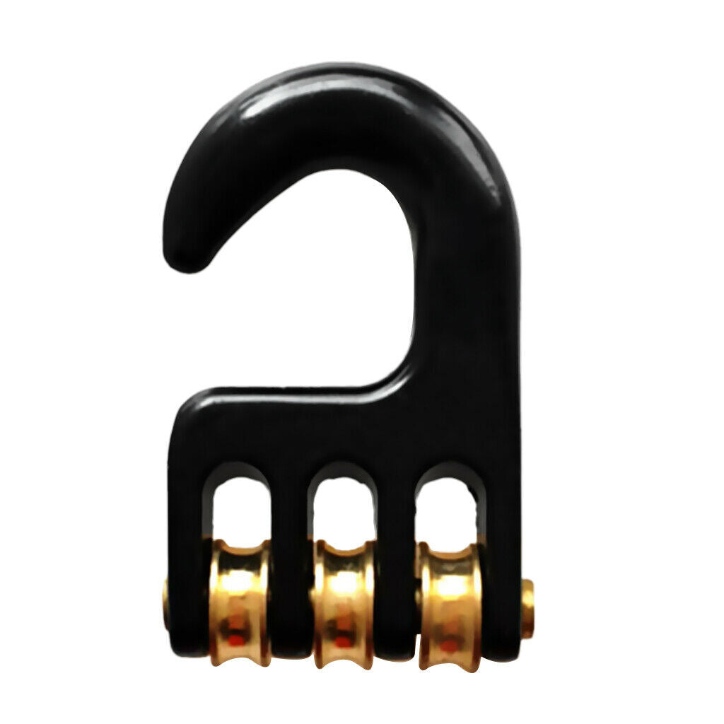Aluminum Alloy Windsurf Hook Pulleys with 3 Wheel Surf Accessories