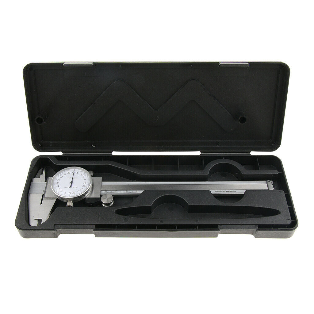 Stainless Dial Caliper Vernier Caliper Inside Outside Depth Gauge 0-150mm