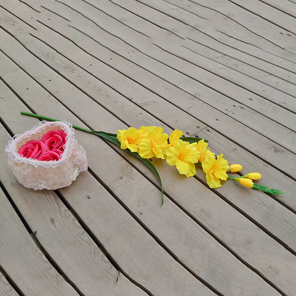 Gladiolus Silk Flower Arrangement - Handcrafted DIY Crafts - Amazingly Lifelike