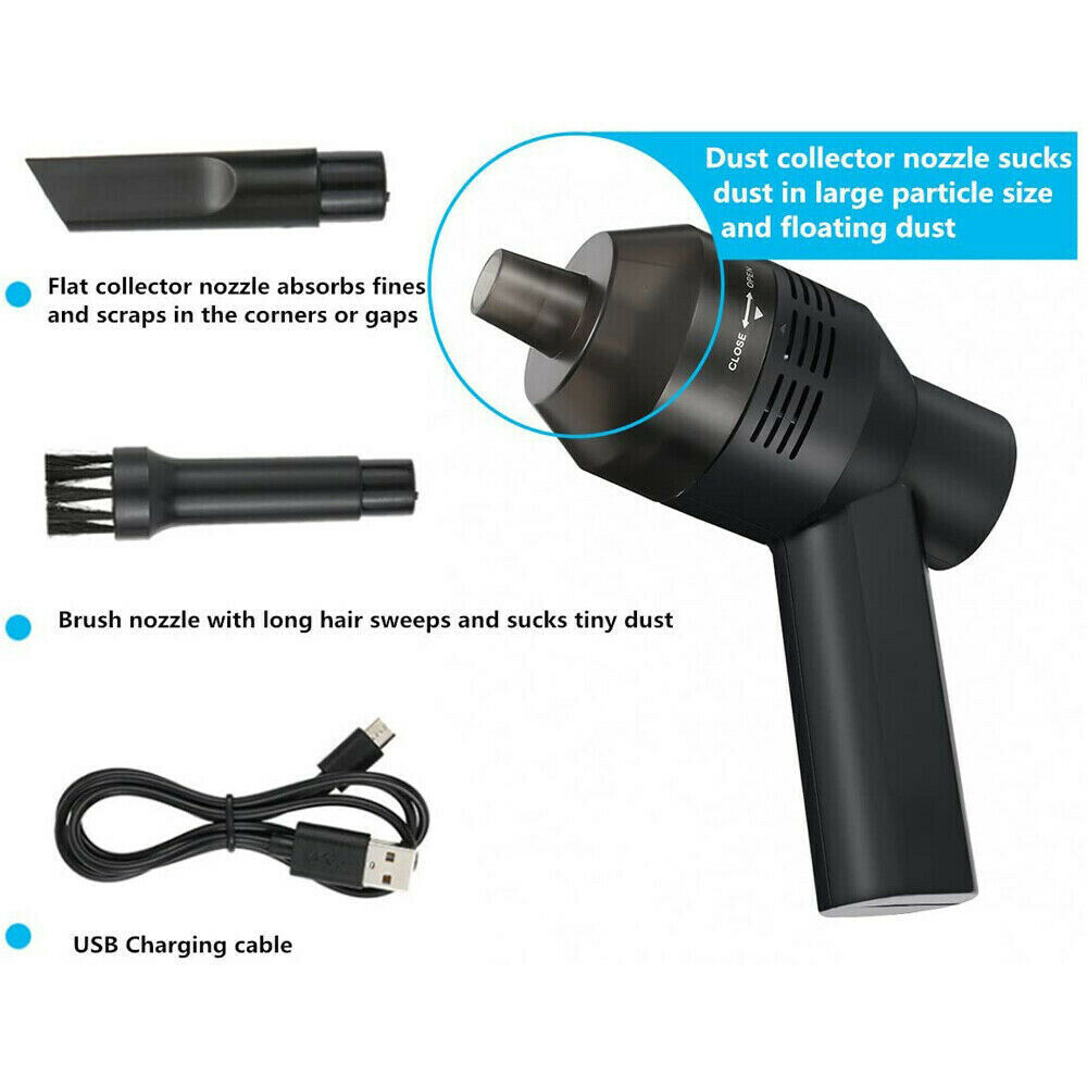 Portable Cordless Electric Air Duster Keyboard PC Car Cleaner Tool Rechargeable