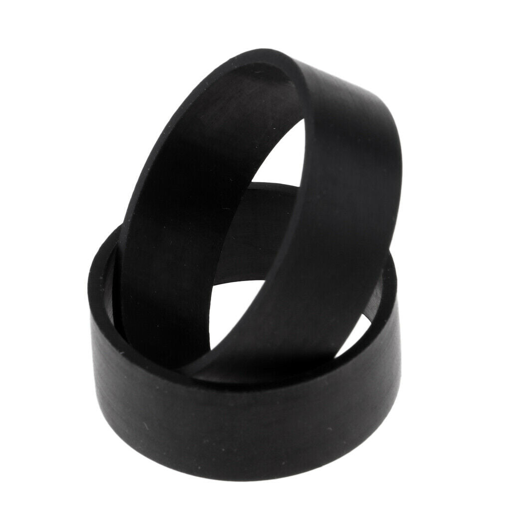 1 Pair Durable Elastic Black Rubber Loop for Technical Scuba Diving BCD