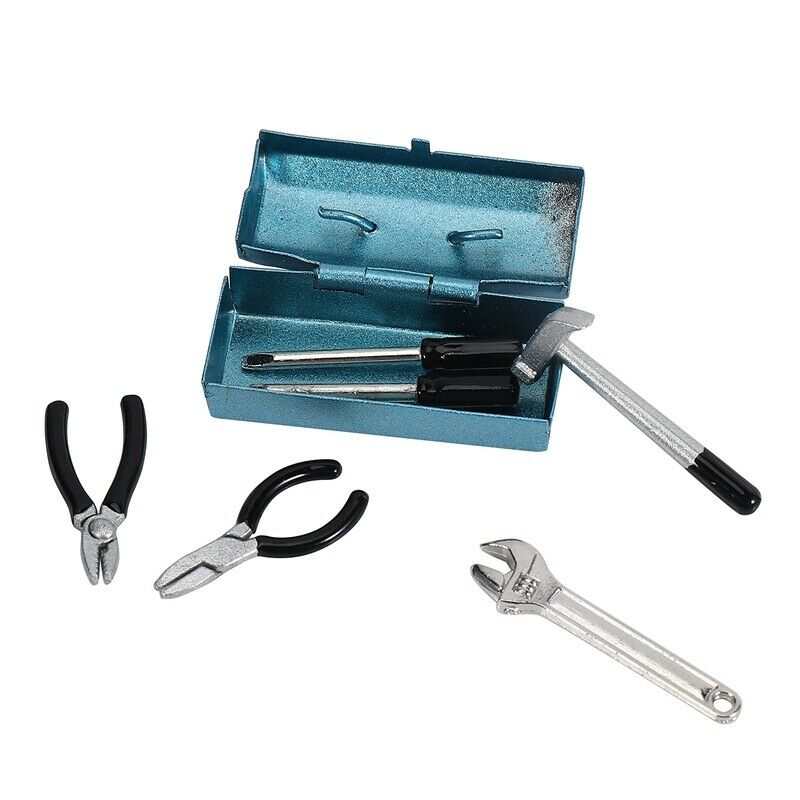 Rc Cler 1:10 Accessories Mini Hammer Wrench Tools Box For Traxxas -4 Tamiya CcN4