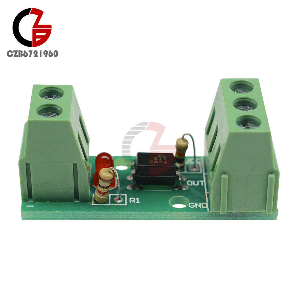 12V 1-Channel Optocoupler Isolation Module Testing Module No PCB Holder