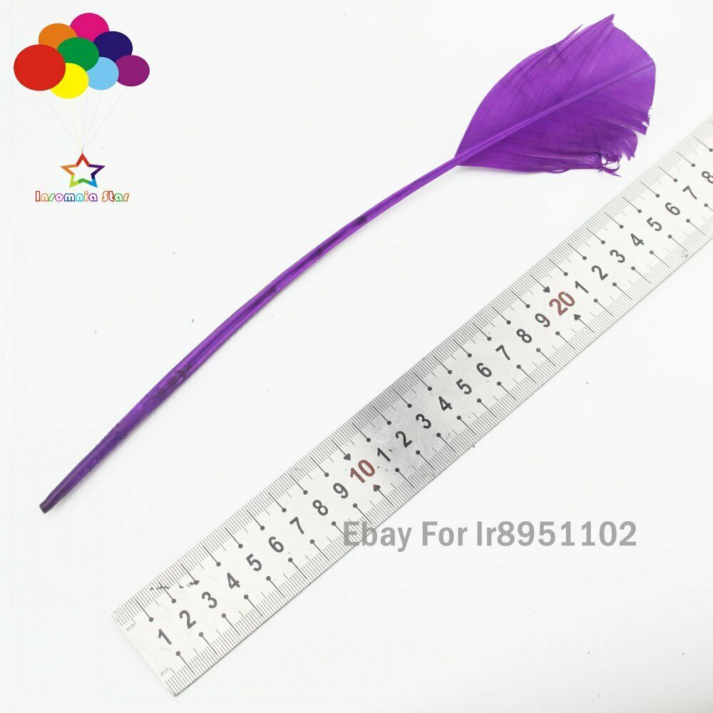 Dark purple 100 pcs 28-35cm turkey wing feathers 11-14inch Plume making Carnival