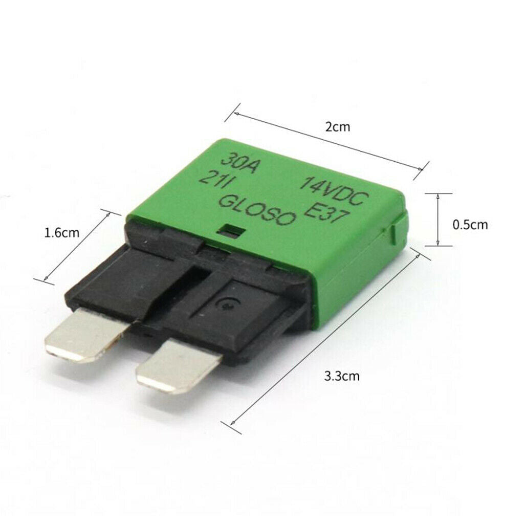 Universal Truck Marine Reset Circuit Breaker Blade Fuse 20A/15A/10A/7.5A/5A