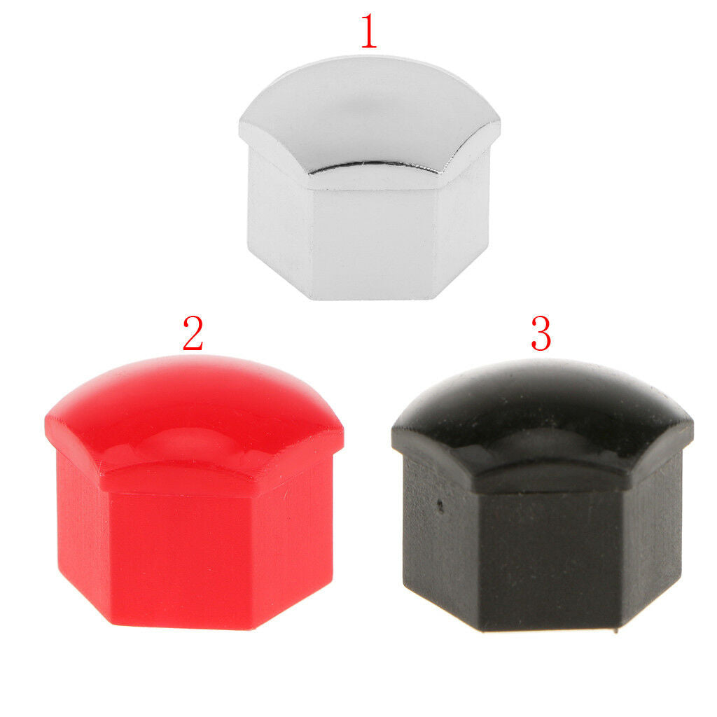 20pcs/Set T39 Wheel Lug Bolt Nut   Center Cover with Tool for Audi Car Red