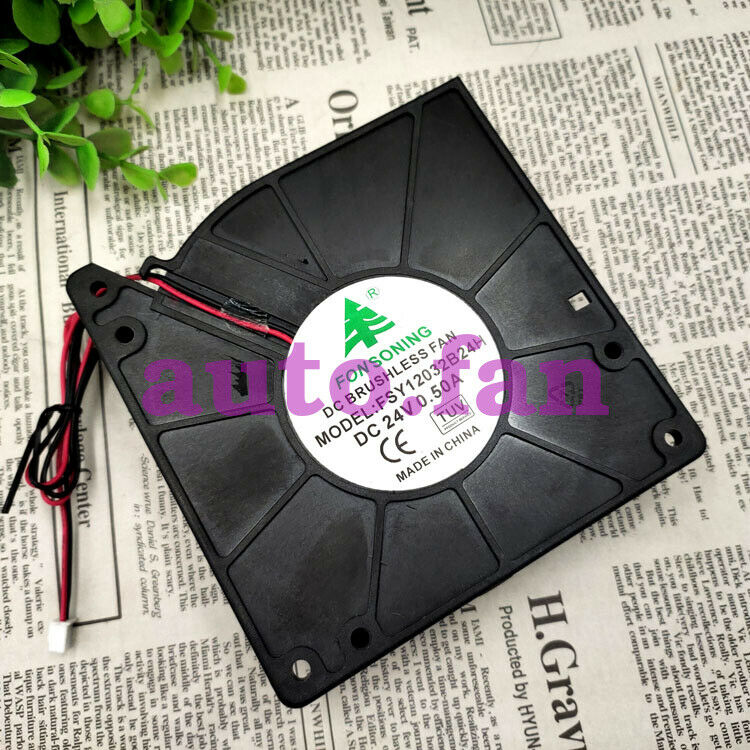 1 PCS Brand New FONSONING FSY12032B24H 12032 24V 0.50A 12CM Cooling Fan