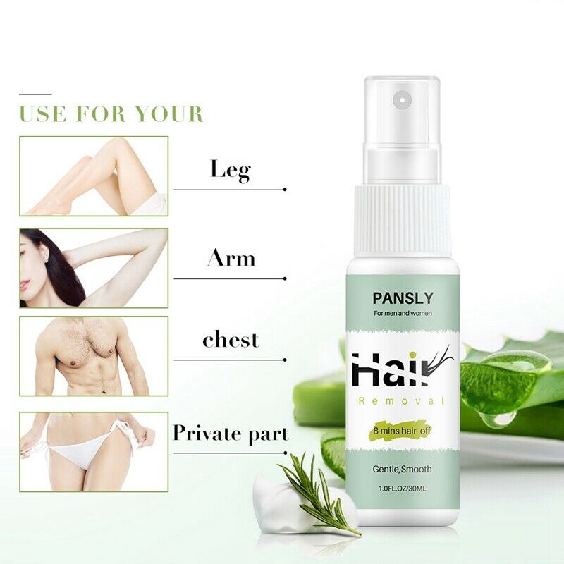 30mL_SEMI-PERMANENT HAIR REMOVAL SPRAY - Wipe Natural Painless Remover Body Care