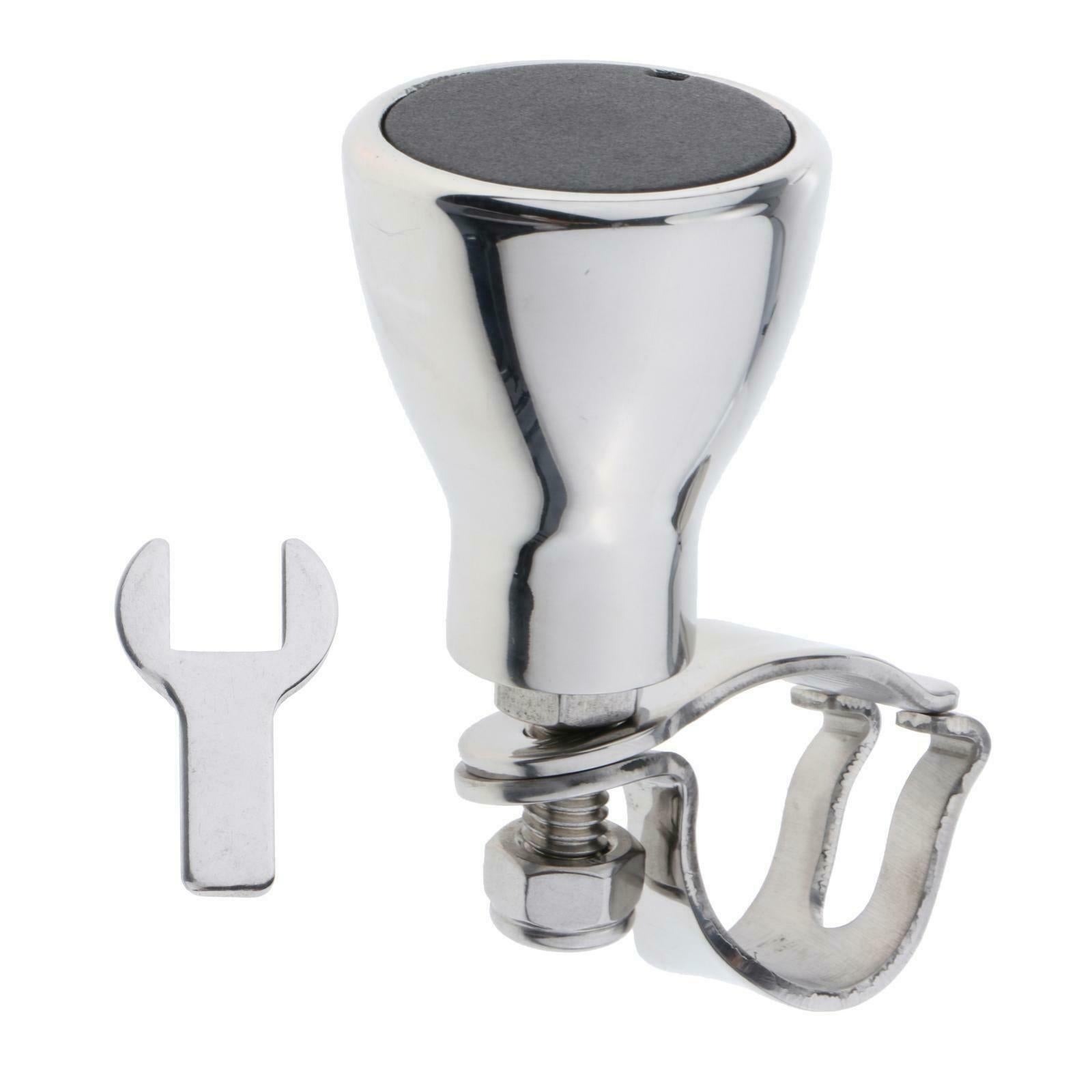 1 Set Steering Wheel Spinner Knob w/ Small Wrentch for Marine Boat Yacht