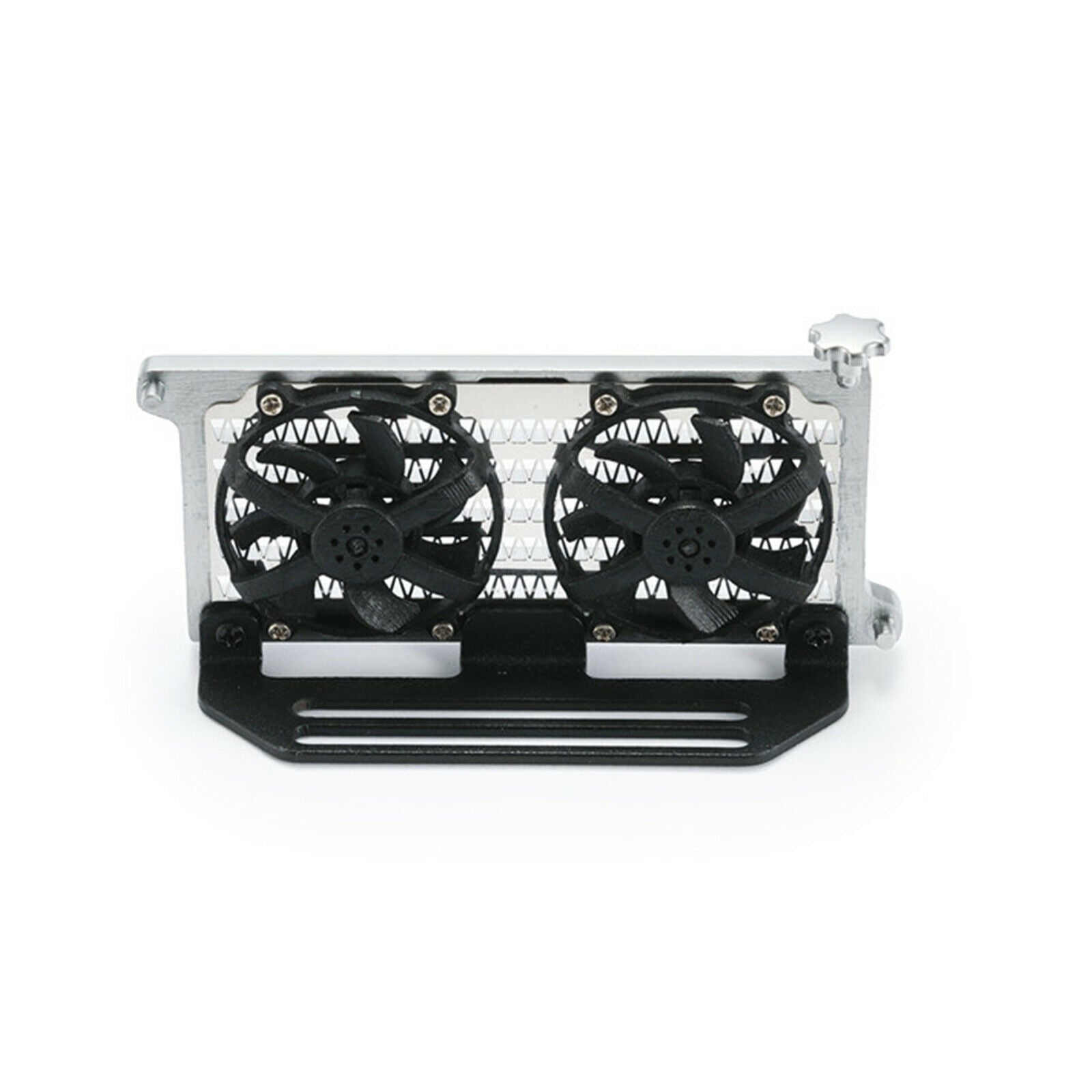 Metal Cooling Water Tank w/ Fan for 1/10 TRX-4 TRX-6 Wrangler V8 RC Crawler Car