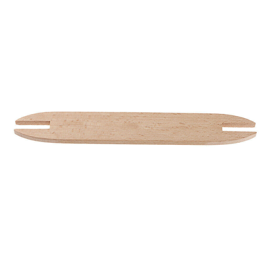 2pcs Wooden Shuttle Sticks For Knitting 6.1in (155mm) Handcrafts Parts