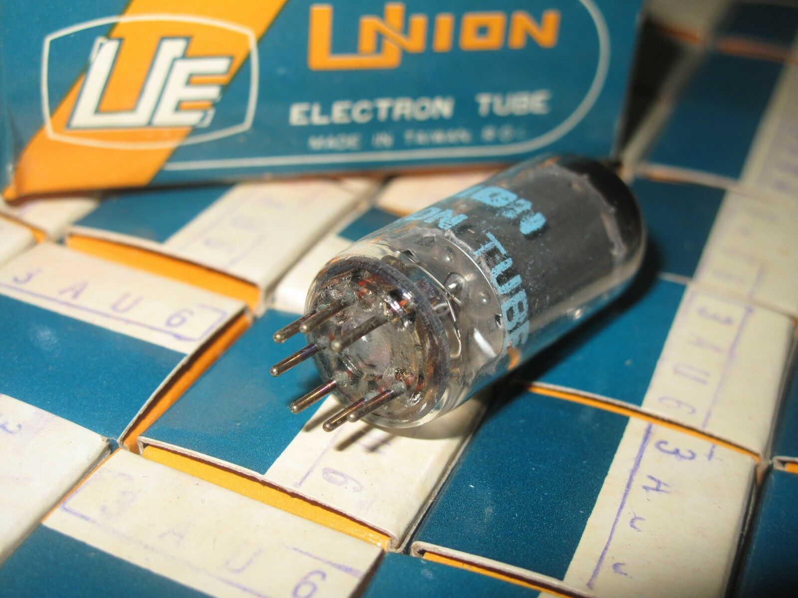 10pcs - 3AU6 UNION/UE Radio Vacuum tube NOS NIB