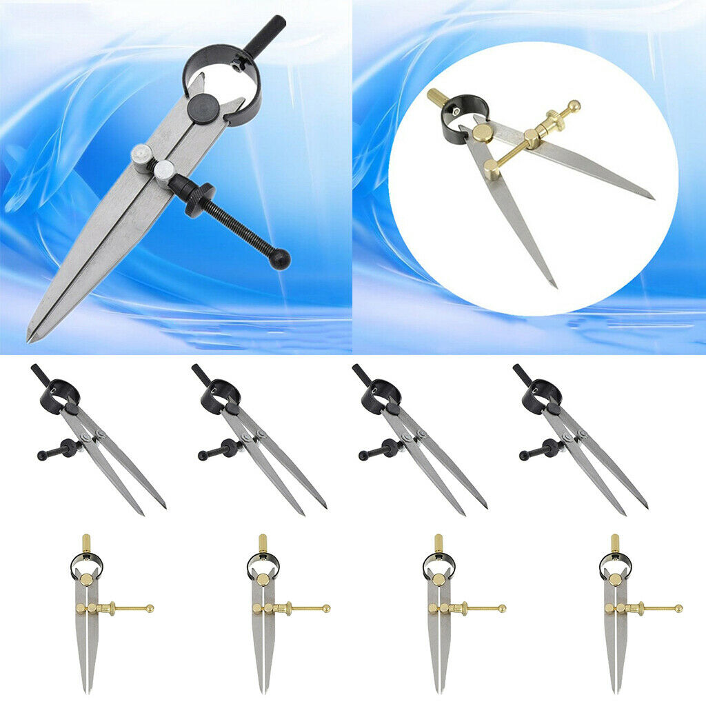 Carbon Steel Calipers Measuring Tools Divider Scriber Marking 75mm